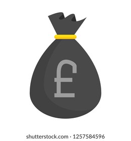 sack of pound sterling coins