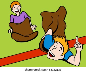 Sack Race Winner