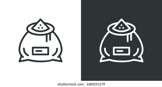 Sack Sign Symbol Icon Vector