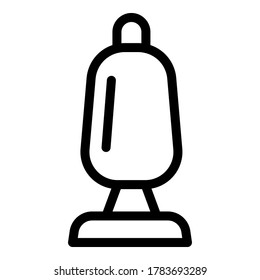 Sack steam cleaner icon. Outline sack steam cleaner vector icon for web design isolated on white background
