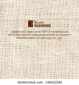 Sack texture. Vector illustration.