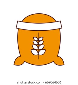 Sack of wheat icon
