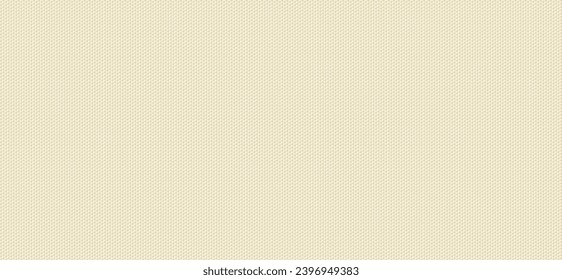 Sackcloth pattern background vector illustration. Textile beige color background.