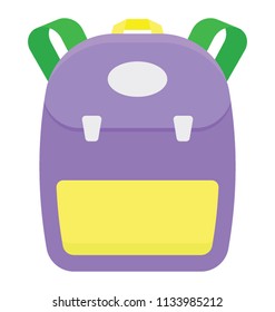 A sackpack used to carry baggage during travel