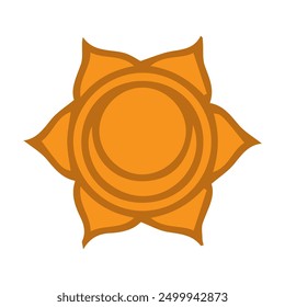 Sacral Chakra Icon Vector Illustration