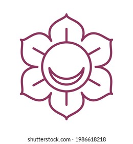 the sacral chakra on background