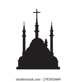 Sacral and religious building and architecture of Islam and Christianity