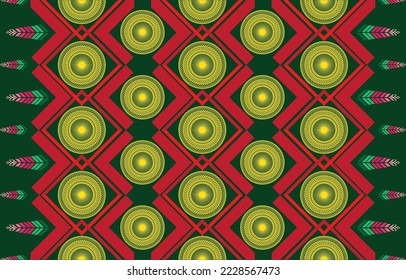 Sacral tribal ethnic motifs geometric vector background. Beautiful gypsy geometric shapes sprites tribal motifs clothing fabric textile print traditional design with triangles