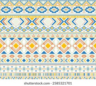 Sacral tribal ethnic motifs geometric vector background. Modern geometric shapes sprites tribal motifs clothing fabric textile print traditional design with triangles