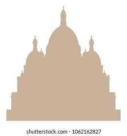 sacre coeur basilica vector