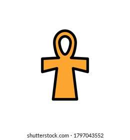 Sacred esoteric icon. Simple color with outline vector elements of esoteric icons for ui and ux, website or mobile application