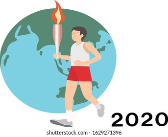 The Sacred Fire Runner Athlete