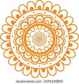 Sacred Geometric Pattern Representing Balance and Unity