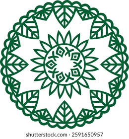 Sacred Geometric Pattern Representing Balance and Unity