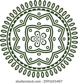 Sacred Geometric Pattern Representing Balance and Unity