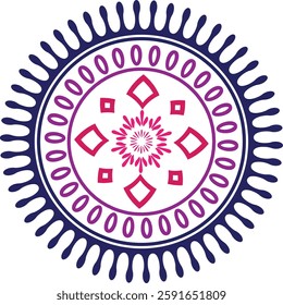 Sacred Geometric Pattern Representing Balance and Unity