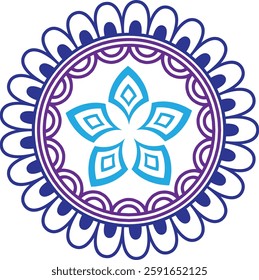 Sacred Geometric Pattern Representing Balance and Unity
