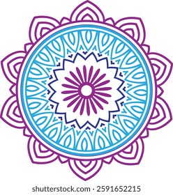 Sacred Geometric Pattern Representing Balance and Unity