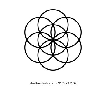 Sacred Geometric Pattern Seed of Life