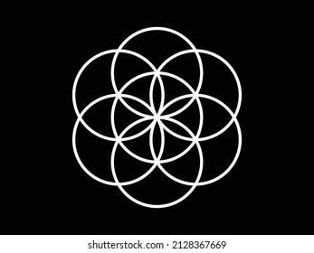 Sacred Geometric Pattern Seed of Life