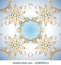 Sacred geometric vector symbol with many petals flower. Colored mandala logo on neutral, gray and beige colors.