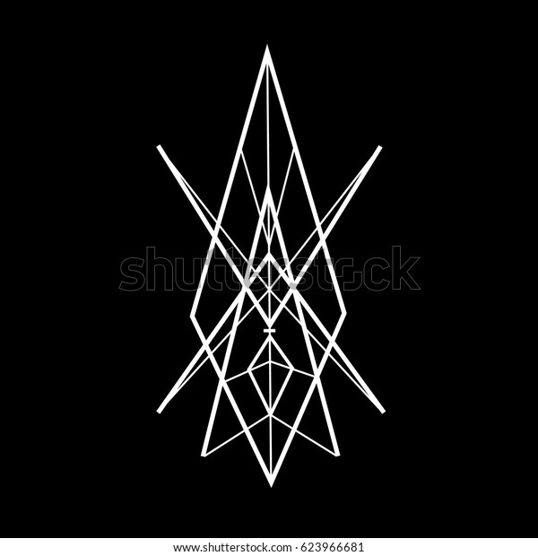 Sacred Geometry Stock Vector (Royalty Free) 623966681