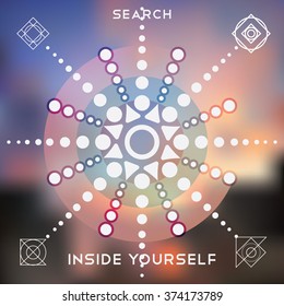 Sacred geometry, abstract ornament