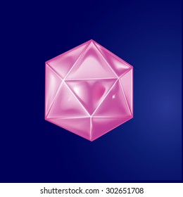 Sacred geometry - alchemy - platonic solids - spirit - stock vector
