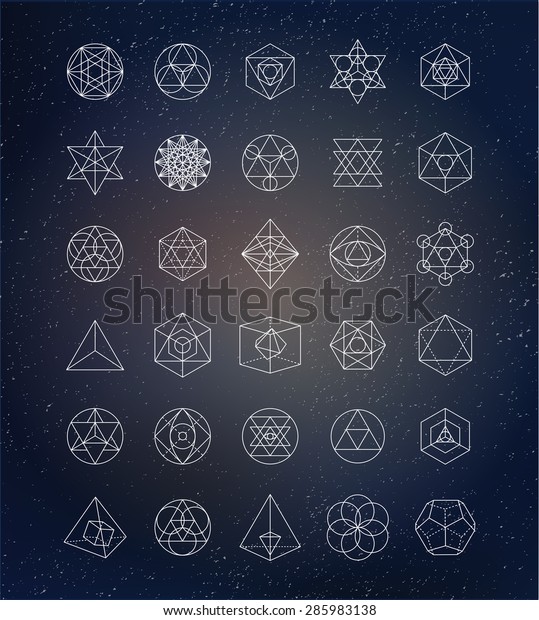 Sacred geometry. Alchemy, religion,\
philosophy, spirituality, hipster symbols and\
elements