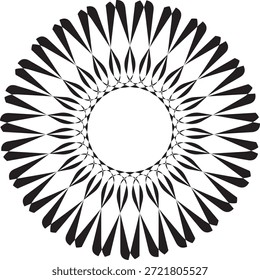 Patrón de diseño circular de geometría sagrada.