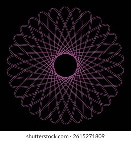Sacred Geometry colorful Geometric mystic mandala of alchemy esoteric symbol 