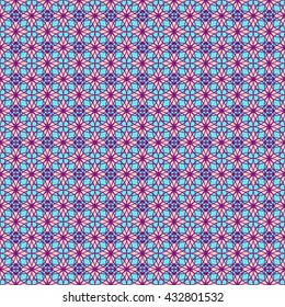 Sacred geometry colorful pattern. Alchemy, religion, philosophy, spirituality, hipster symbols and elements. Vector Illustration