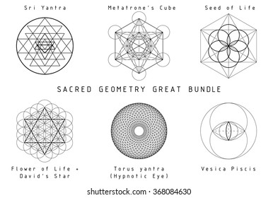 Sacred Geometry great bundle with titles.