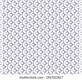 sacred geometry grid graphic deco hexagon pattern. Vector illustration