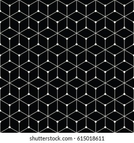 sacred geometry grid graphic deco hexagon pattern