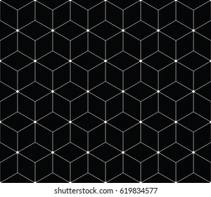 sacred geometry grid graphic deco hexagon pattern