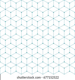 sacred geometry grid graphic deco hexagon pattern