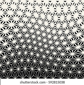 Sacred Geometry Halftone Triangle Graphic Pattern Print