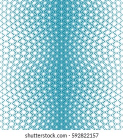 sacred geometry halftone triangle graphic pattern print