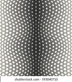 sacred geometry halftone triangle graphic pattern print
