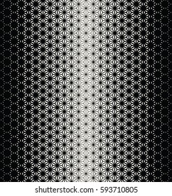 sacred geometry halftone triangle graphic pattern print