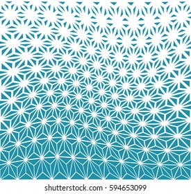 sacred geometry halftone triangle graphic pattern print