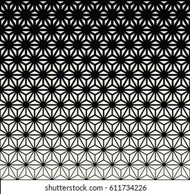 sacred geometry halftone triangle graphic pattern print