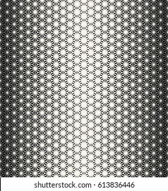 sacred geometry halftone triangle graphic pattern print