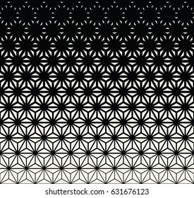 sacred geometry halftone triangle graphic pattern print