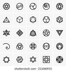 Sacred Geometry Icons