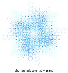 Sacred geometry mandala. Cosmic, universe, big bang, alchemy, religion, philosophy, astrology, science, physics, chemistry and spirituality themes