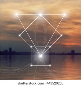 Sacred geometry. Mathematics, nature, and spirituality in nature. The formula of nature. There is no beginning and no end of the Universe, and no beginning and no end of the Life and the Bliss.