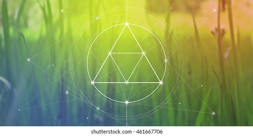 Sacred geometry. Mathematics, nature, and spirituality in nature. The formula of nature. There is no beginning and no end of the Universe, and no beginning and no end of the Life and the Bliss.