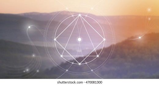Sacred geometry. Mathematics, nature, and spirituality in nature. The formula of nature. There is no beginning and no end of the Universe, and no beginning and no end of the Life and the Bliss.